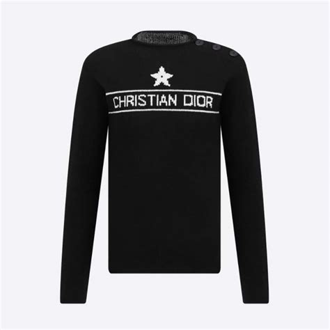 christian dior black jumper|christian dior sweatshirt women.